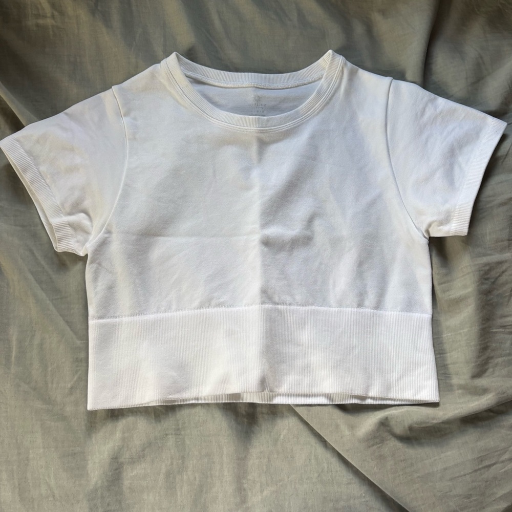 Aerie White Short Sleeve Tee